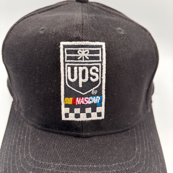 UPS Gift Logo NASCAR Checkered Express Delivery Embroidered Racing Hat - Picture 2 of 9